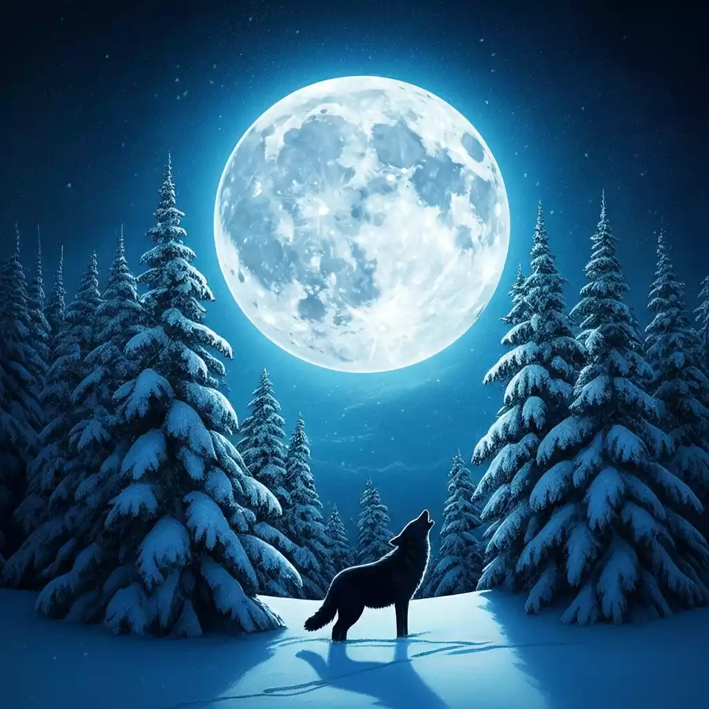 Wolf Full Moon